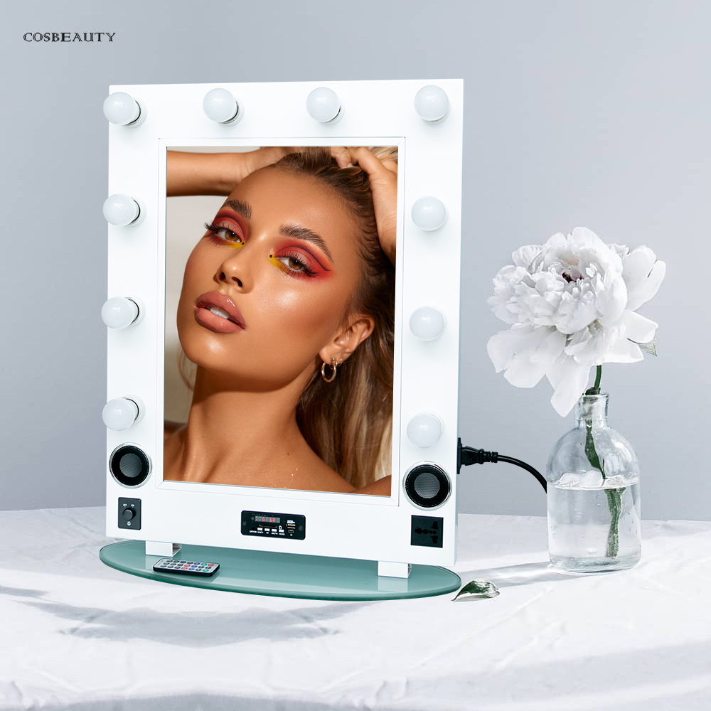 30% OFF Discount Wholesale Direct Supplier Vanity Girl Hollywood Makeup Mirror in Stock SPA Mirror