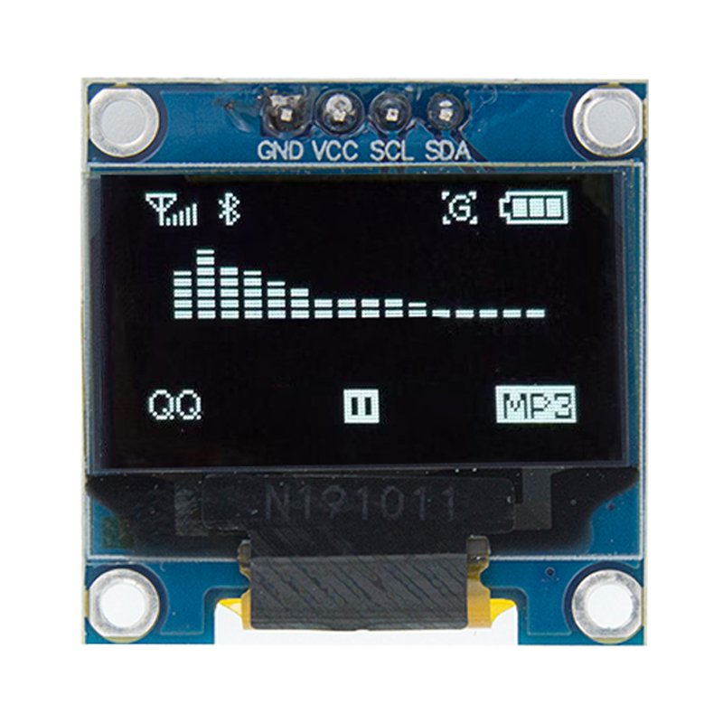Светодиодный модуль OLED IIC I2C, 0,96 дюйма, 4pin, 0,96x64
