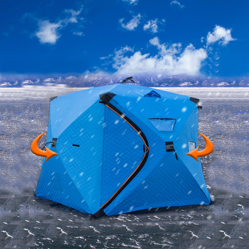 2021 outdoor camping kids tent durable 4 season hunting fishing tents inflating low price