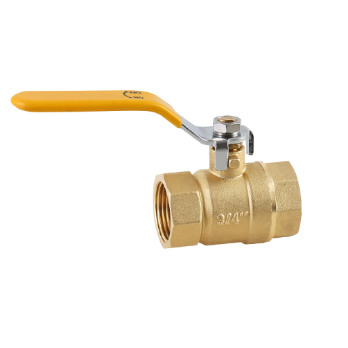 Лидер продаж, латунный шаровой кран 3/4 дюйма 600CWP NPT с желтой стальной ручкой для воды, масла, Газа