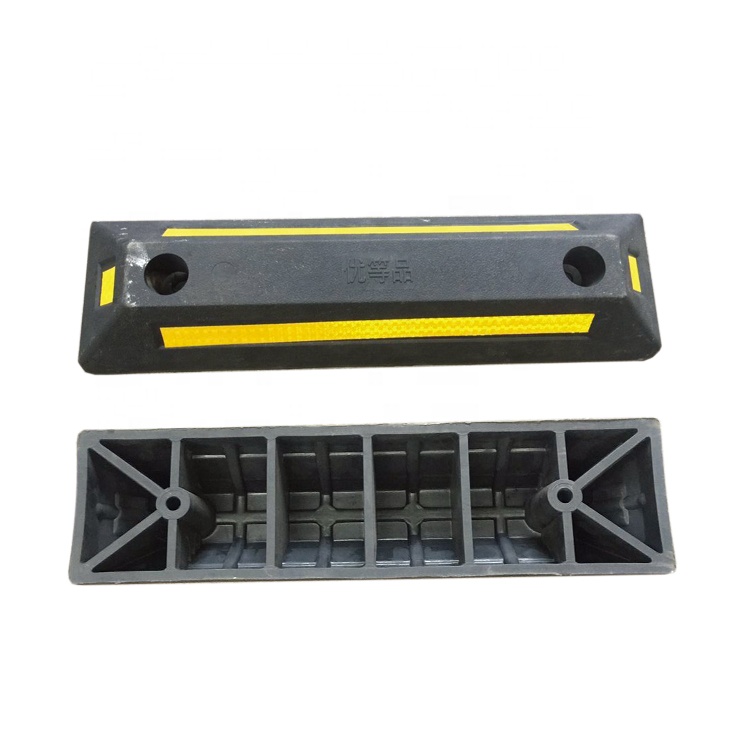 540*150*100mm Heavy Duty Black Rubber Garage Car Ramp 90CM Parking Rubber Wheel Stopper
