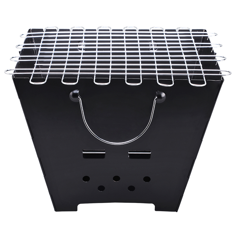 Portable Integrated Basket shape Outdoor Household Party Camping Charcoal Barbecue Grill