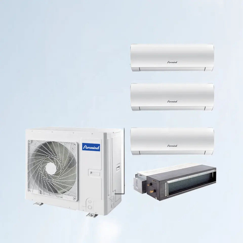 Gree Cheap Price Vrv Vrf Inverter Ceiling Mounted Ac Multi Split Air Conditioner Central Air Conditioning Units HVAC System