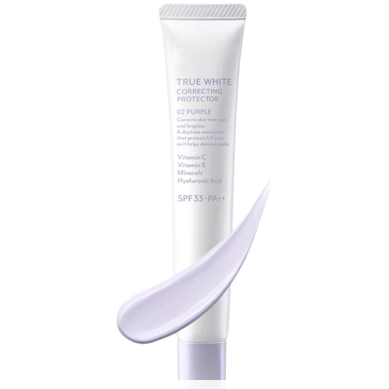 35g Correcting Protector Purple Skincare Base Excellent Rich Makeup Base Designed For Sensitive Skinhelps