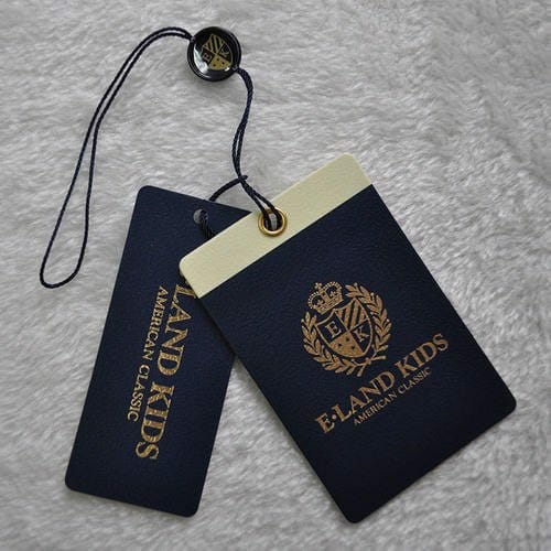Luxury new fashion custom design China directly factory cheap hangtag