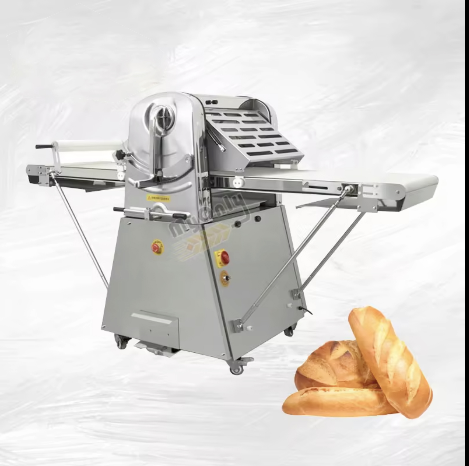Floor Stand Type Compact Pizza Dough Presser Sticky Dough Pasta Sheeter for Turkish Baklava