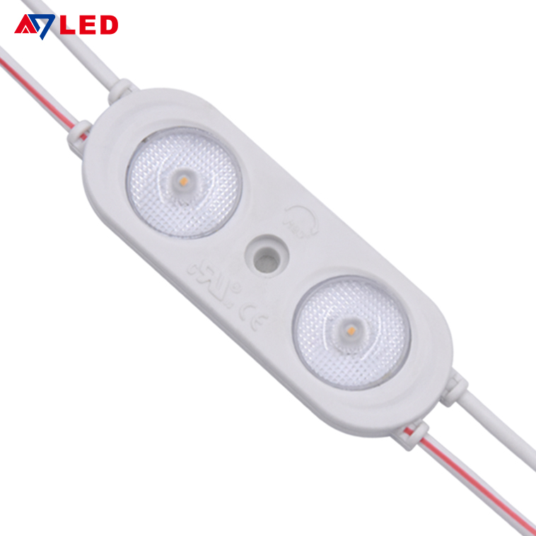 Заводская распродажа UL IP67 водонепроницаемый DC 12V 2W 2 шт 6500K белый впрыск 2835 SMD светодиодный модуль