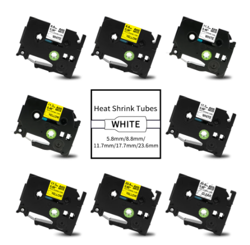 HSe-211 Hse-221 Hse-231 клейкие Ленты Совместимость для Brother HSe-611 HSe-621 HSe-631 641 651 241 терм усадочная трубка лента для Brother PT