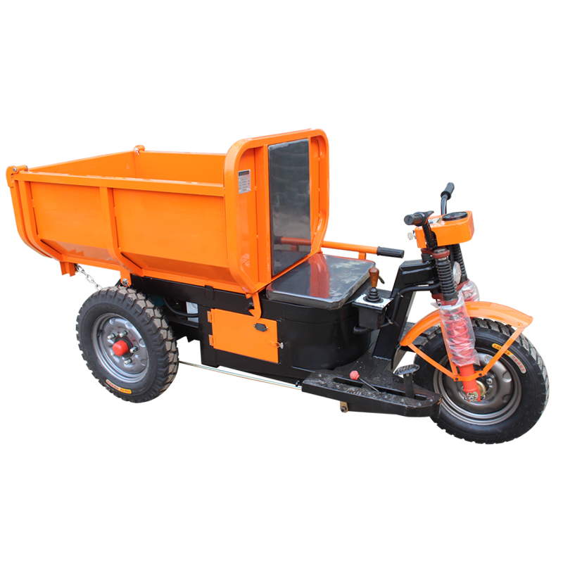 Electrical tricycle 1 ton capacity engineering tricycle construction machinery cargo tricycle for sale