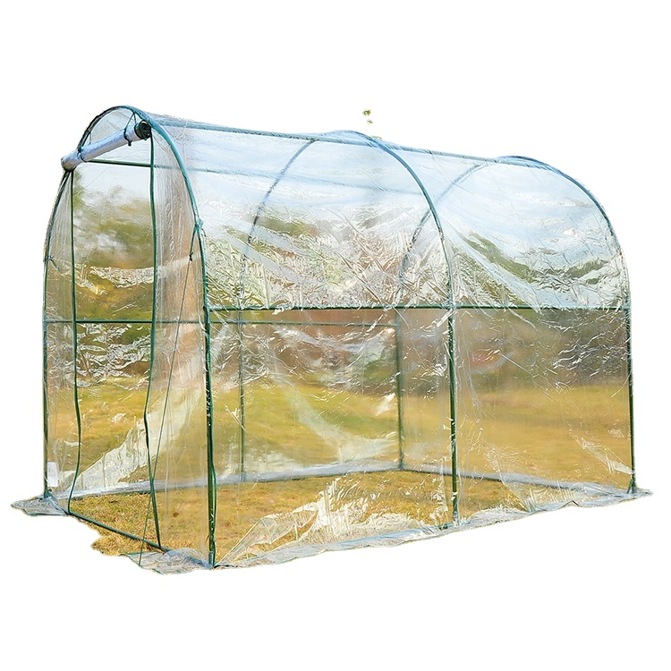 FM Commercial Single-Span Green House Greenhouse Small Mini Garden Greenhouses For Sale