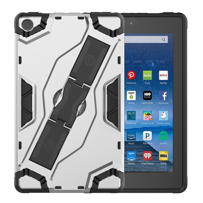 Ударопрочный жесткий чехол для планшета из ТПУ с подставкой для Amazon Fire 7
