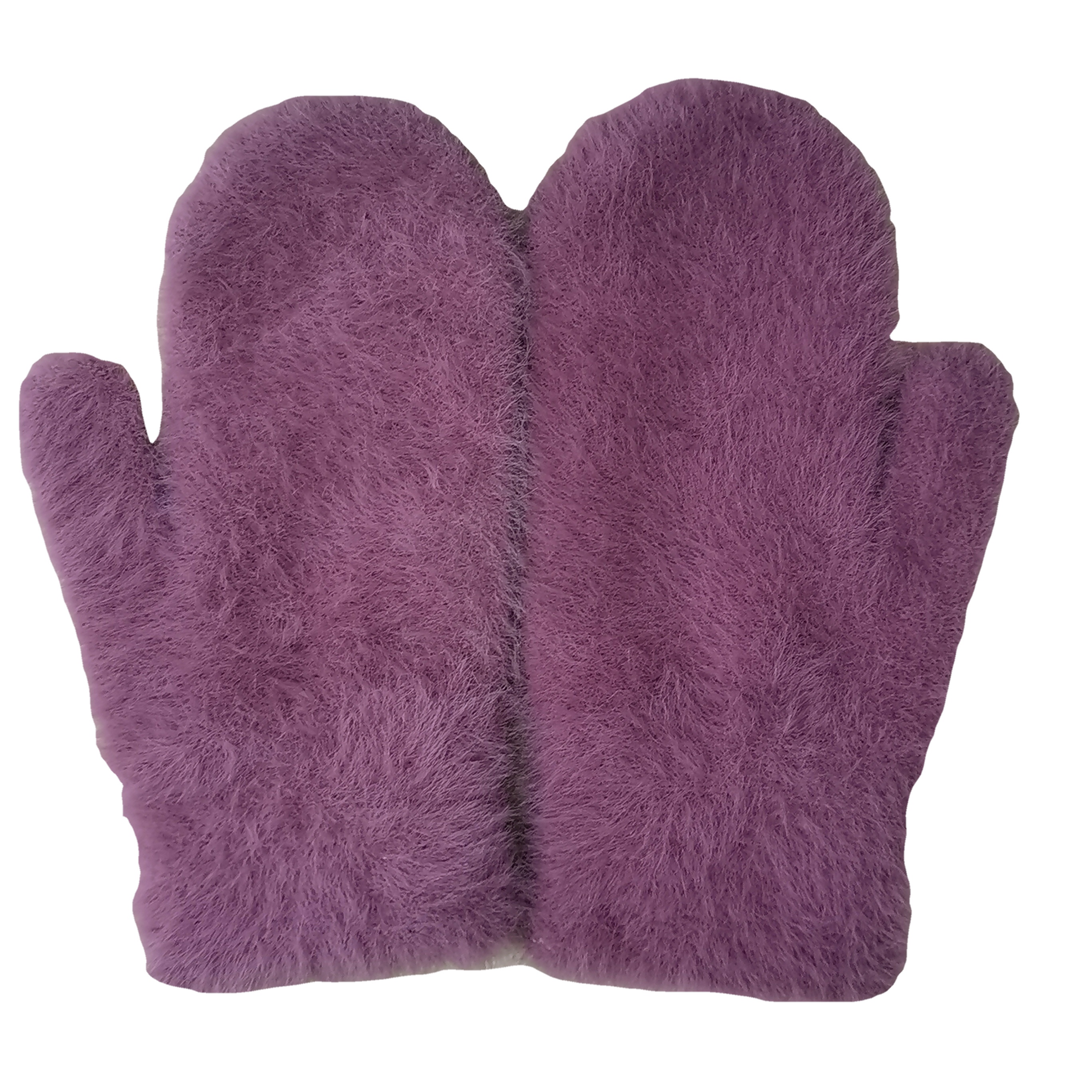 Best&Wecan Women Soft Winter Mitten Imitated Mink Knitted Gloves for Daily Life Winter Thermal Gloves