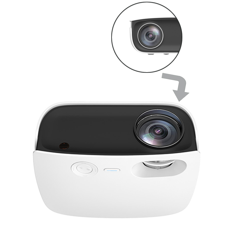 4k Video Smart Wireless Pico Projector Factory Supply Support 3d Business LED Speaker Focus Lamp Battery Style Chip Outdoor RAM