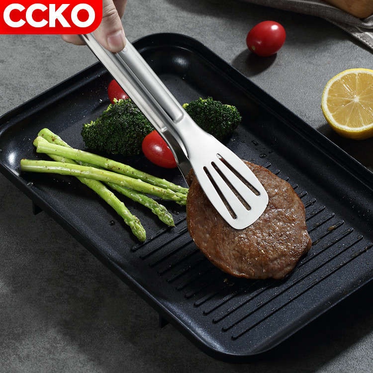 CCKO 9/12 дюймов 304 стальной металлический бытовой буфетный стейк, хлеб, мясо, сервировка, приготовление пищи, щипцы из нержавеющей стали, кухонные щипцы