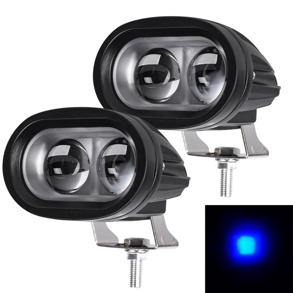 20w Forklift Approach Led Warning Light Blue 4d Led Work Driving Warning Offroad Light For Forklift Fork Lift Warehouse Truck