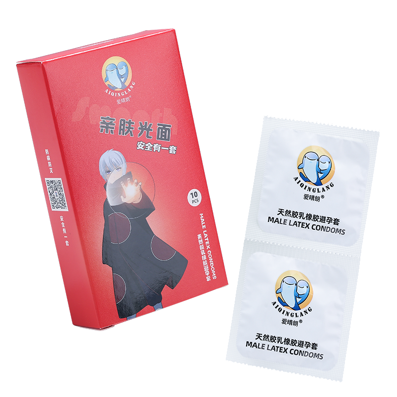 Wow  AIQINGLANG Brand Cartoon Personality Series Full Series Natural Latex Dildo Condoms Male Sex Toy Spike Dragon Condoms