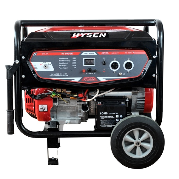 Китай Электрический 5.5KW 5.5kva 6KW генератор переменного тока 110v 220v 15HP 5kva мобильный 5 кВт бензиновый генератор 5kw stromerzeuger производитель