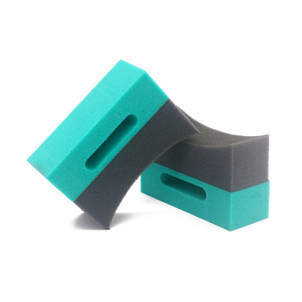 Top quality china microfiber car wash corner waxing sponge