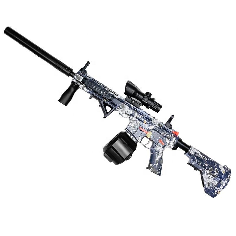 Новинка высокоскоростной металлический пистолет-бластер m4a1gel для забавных и уличных игр во дворе с режимом огня, 5000 пуль, игрушка для взрослых, большой гелевый крутой нейлоновый Электрический пистолет-бластер