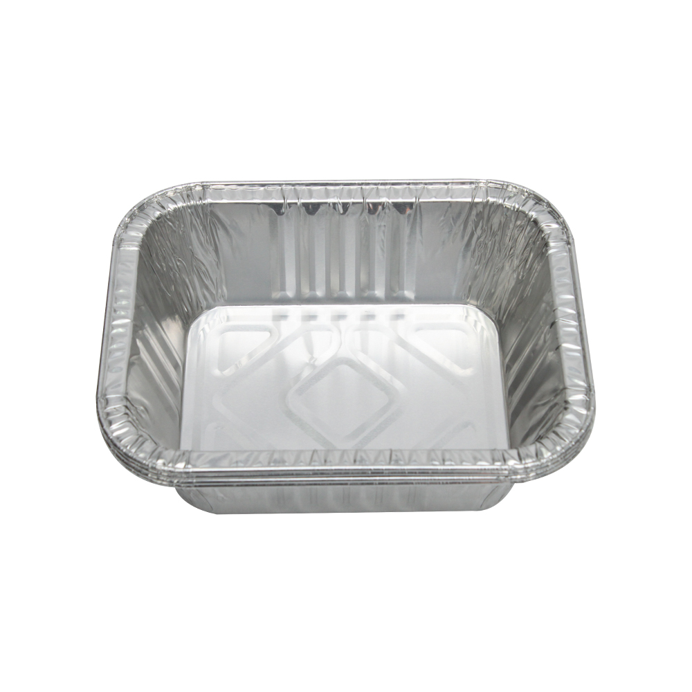 Wholesale Takeaway Disposable Food Grade 450ml Disposable Aluminium Foil Food Container