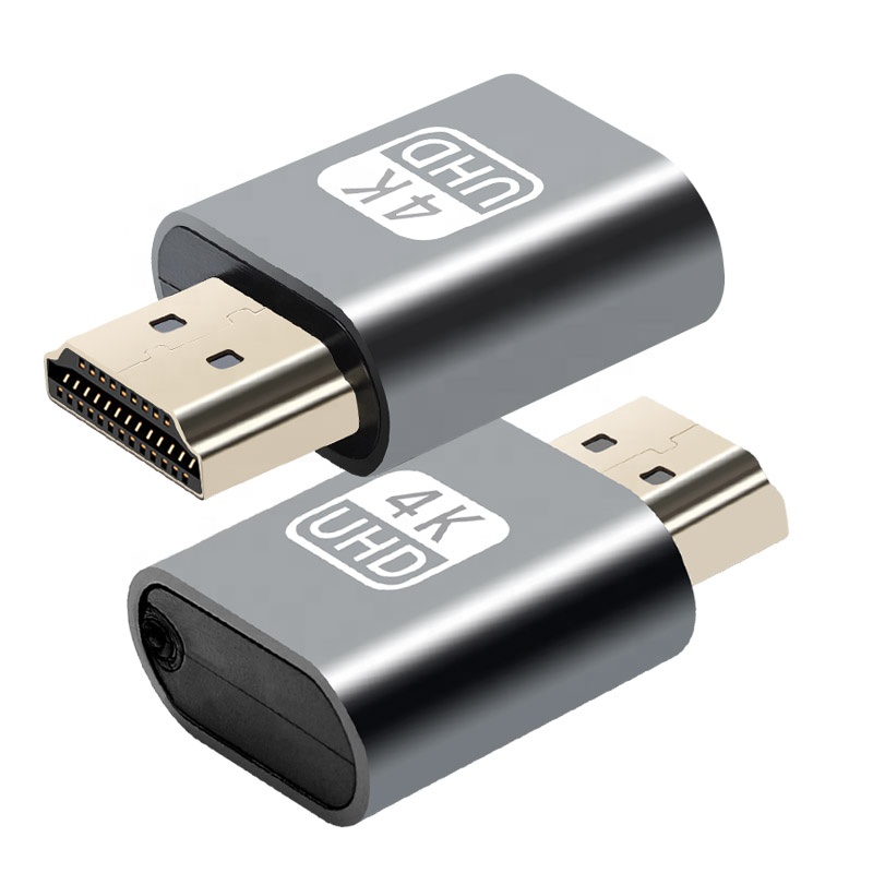 HDMI виртуальный дисплей HDMI DDC EDID подключаемый дисплей 4K 1080P HDMI-совместимый Виртуальный адаптер дисплея