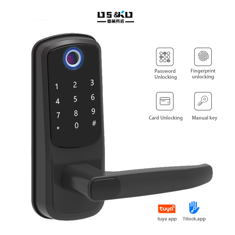 Легко кодовый дом wifi lockset цифровой keydigital Ключ Электронный таймер клавиатура контактный Код дверной замок отпечаток пальца Замок передней двери