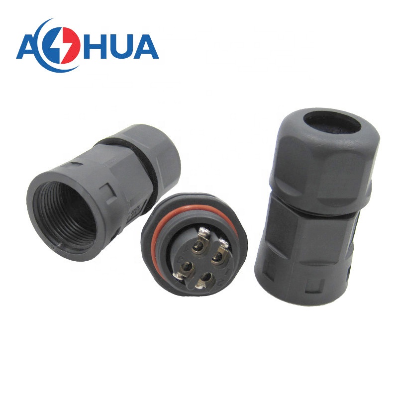 AOHUA 35A M23 промышленное светодиодное осветительное решение прямого типа L ip67/ip68 водонепроницаемый 3-контактный разъем кабеля питания