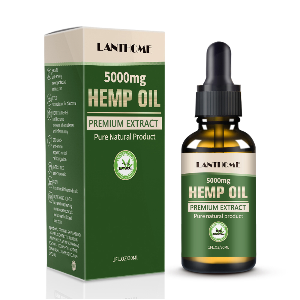 Лучшая цена, органическое масло семян конопли, 5000 мг, Cbd массажное масло для облегчения боли, беспокойства, улучшения настроения, ухода за кожей