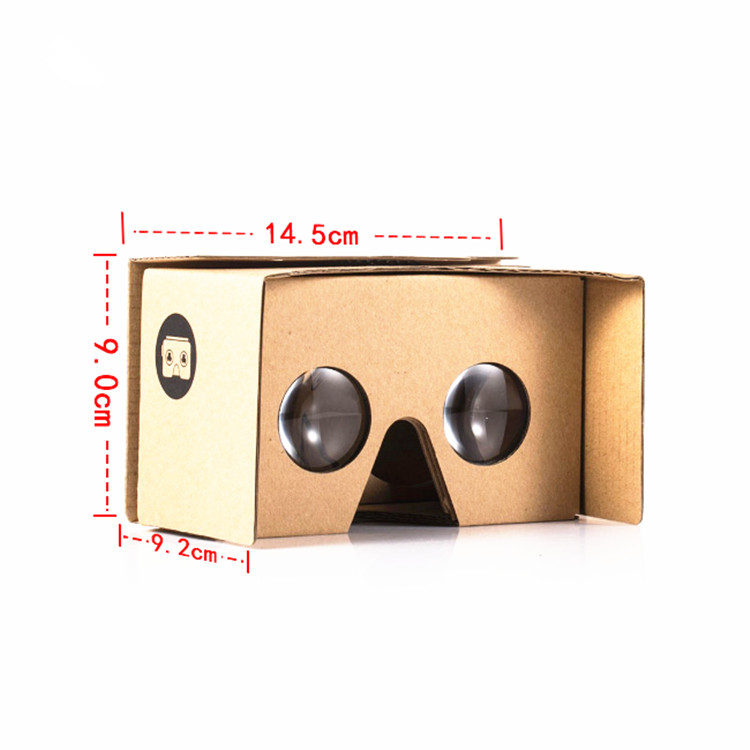 Рекламная акция 10%, плоские картонные очки виртуальной реальности Google Cardboard, гарнитура виртуальной реальности «сделай сам», картон виртуальной реальности