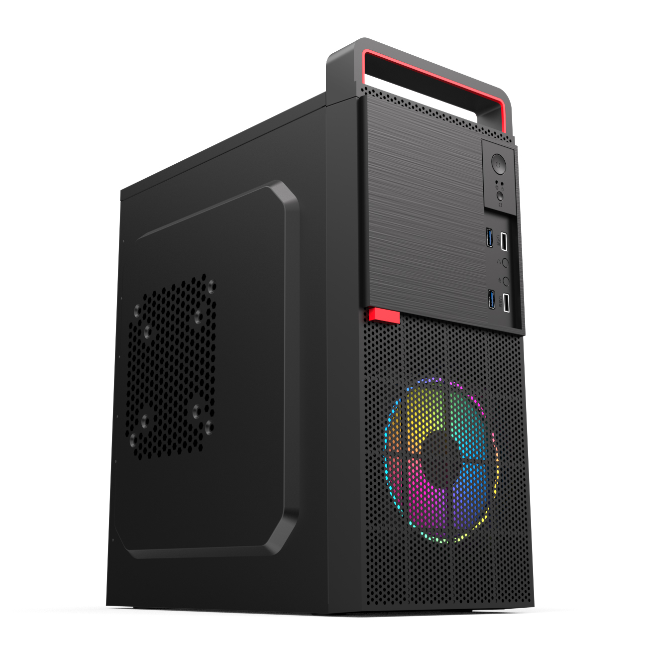 Чехол для ПК с открытым пространством для офиса itx мини микро компьютера atx
