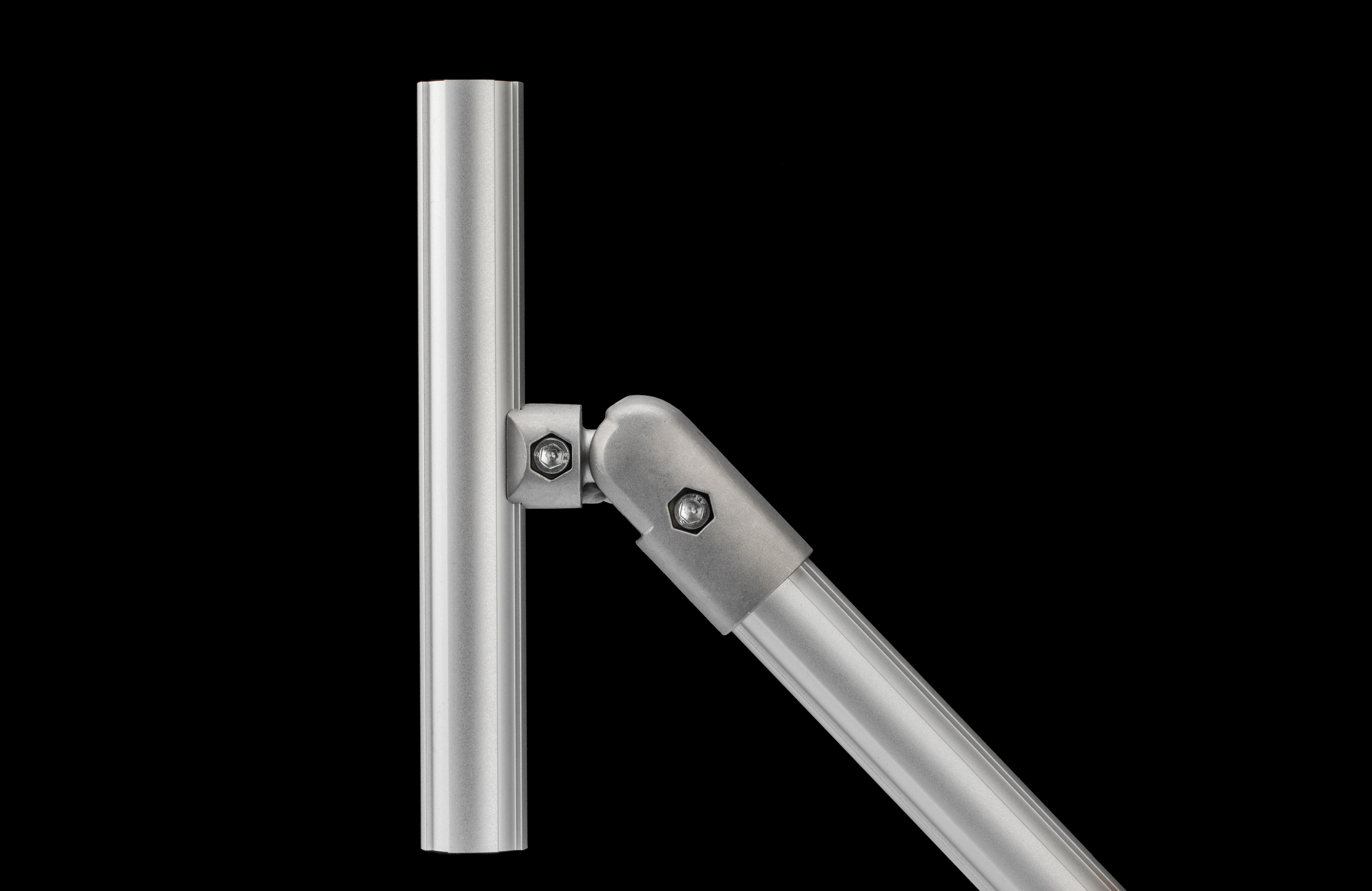 2020 profile aluminum alloy lean pipe / tube connectors for low-cost automated assembly