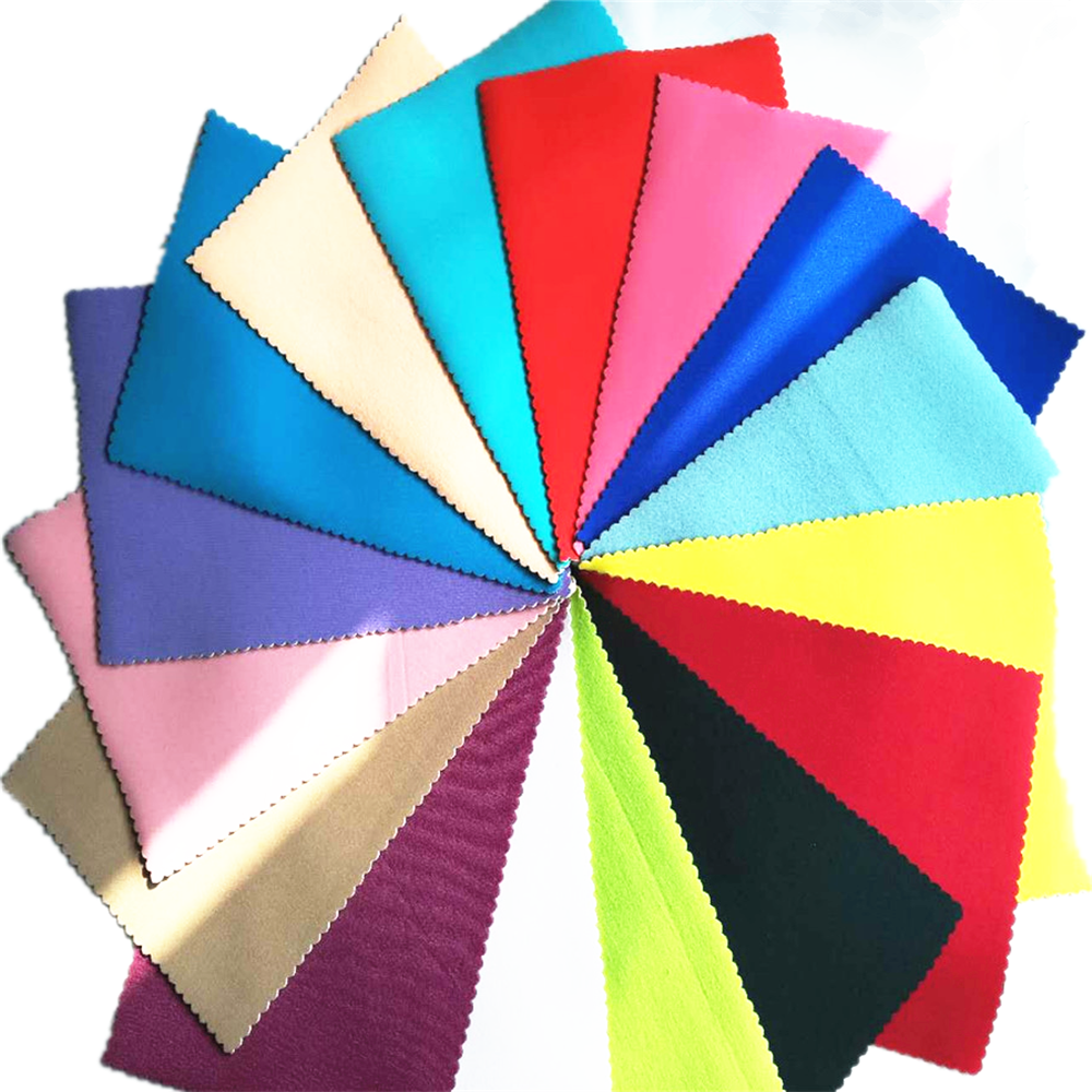 Jianbo neoprene mat fabric rubber sheet with two sides custom colored polyester