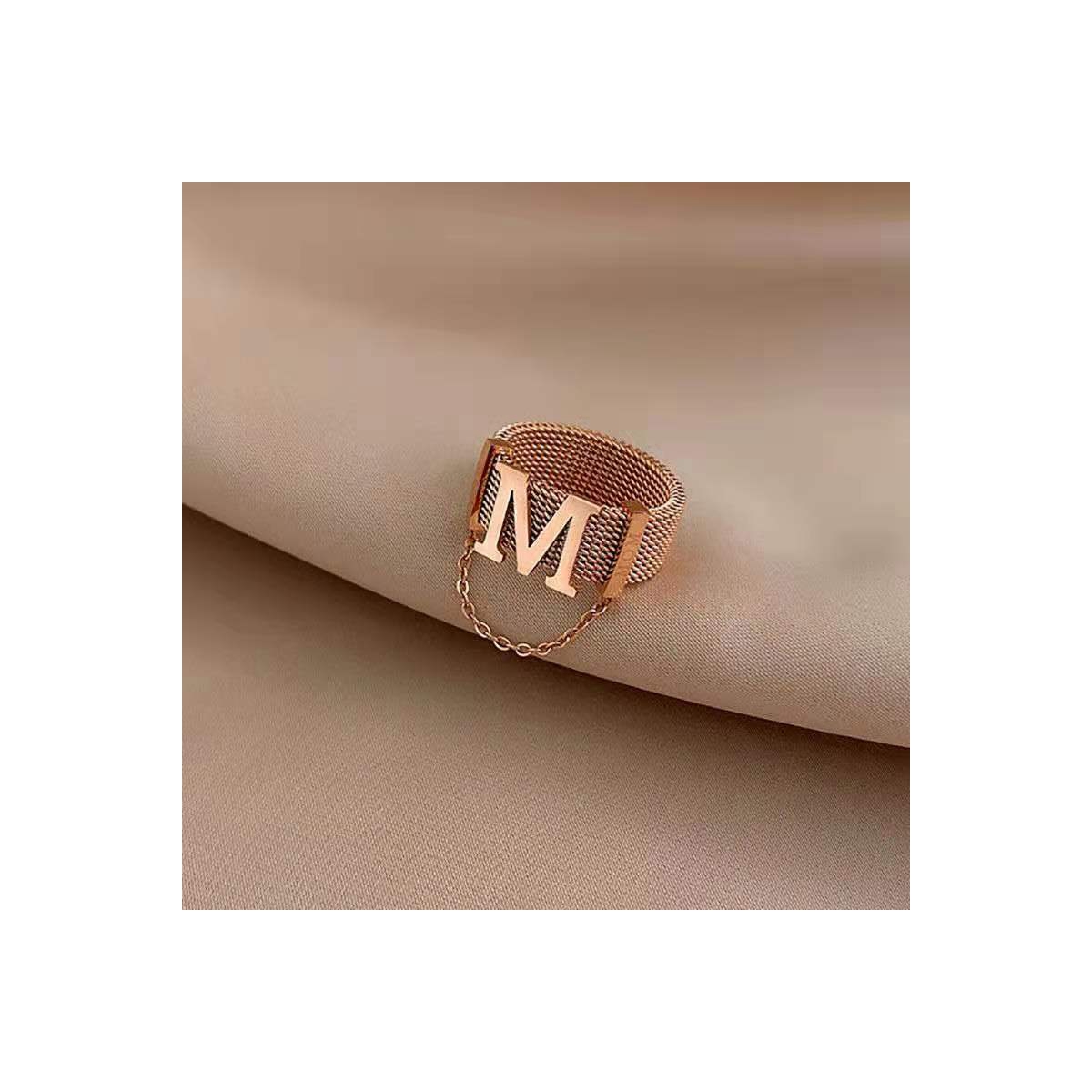 New Arrival Latest Design Fashion Letter Watch Chain Ring