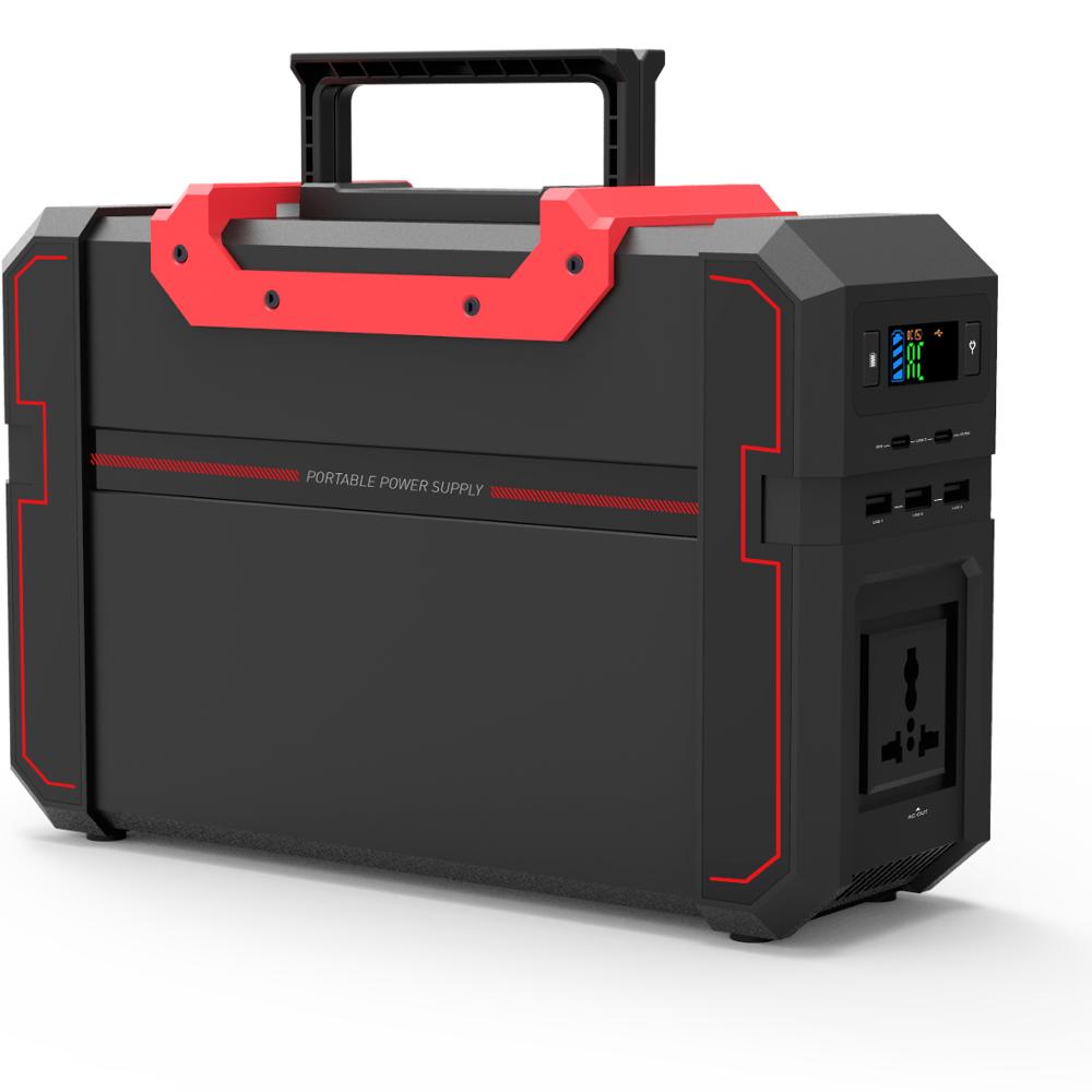 S710 portable power station, Outdoor power station with pure sine wave 500W Solar generator for electrical tool