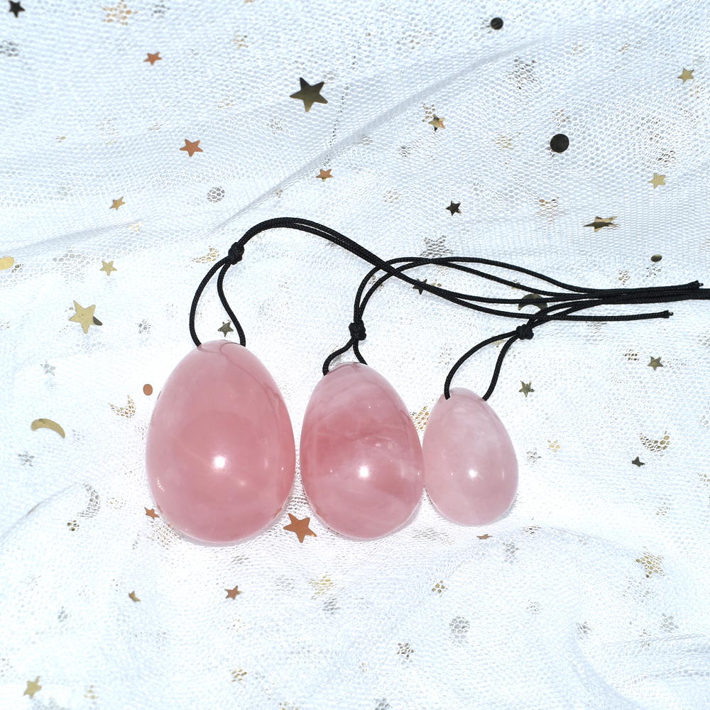 Jade yoni egg set jade egg drilled 100% natural powder crystal jade egg