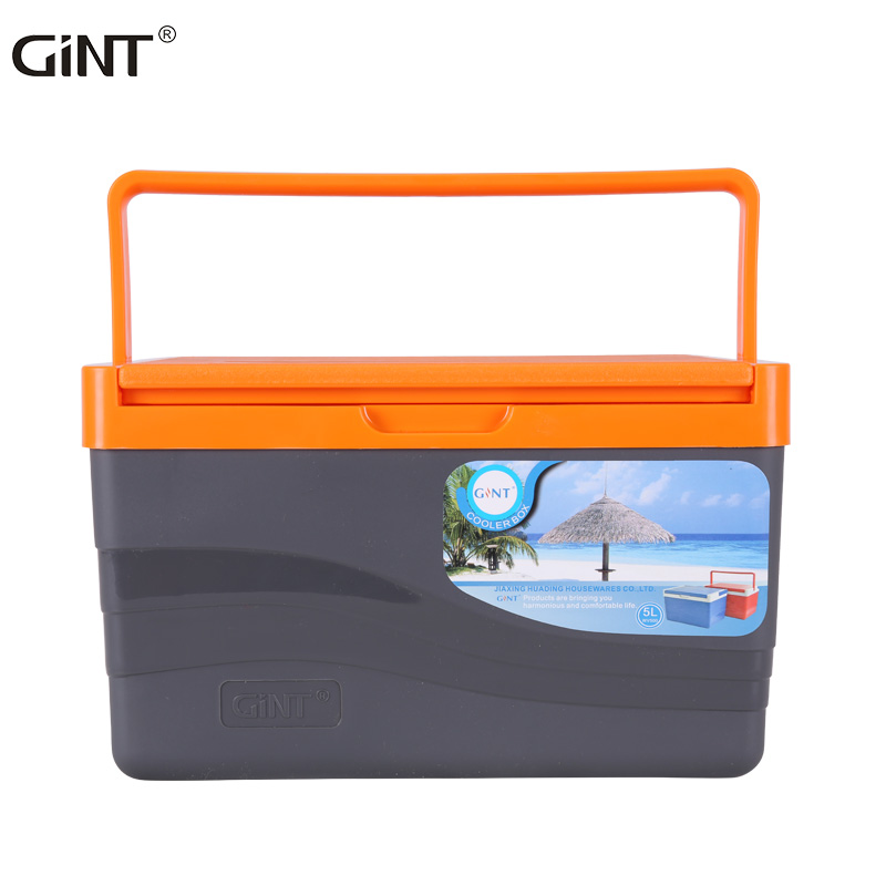 Picnic Insulated Food Cooler Box with Removable wood lid or plastic lid