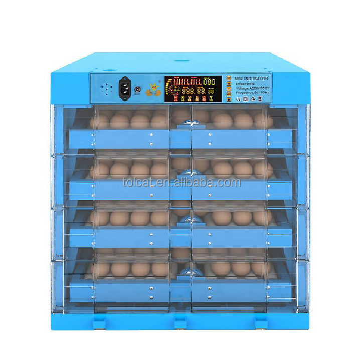 Tolcat full - Automatic 12 + 220V LED LAMP 98% incubation rate Double Power mini Chicken Incubator egg Incubator Price Low