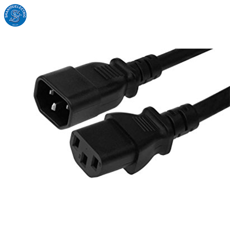 IEC C13 для C14 продлить шнур питания 14 /16/18AWG C14 для C13 шнур питания