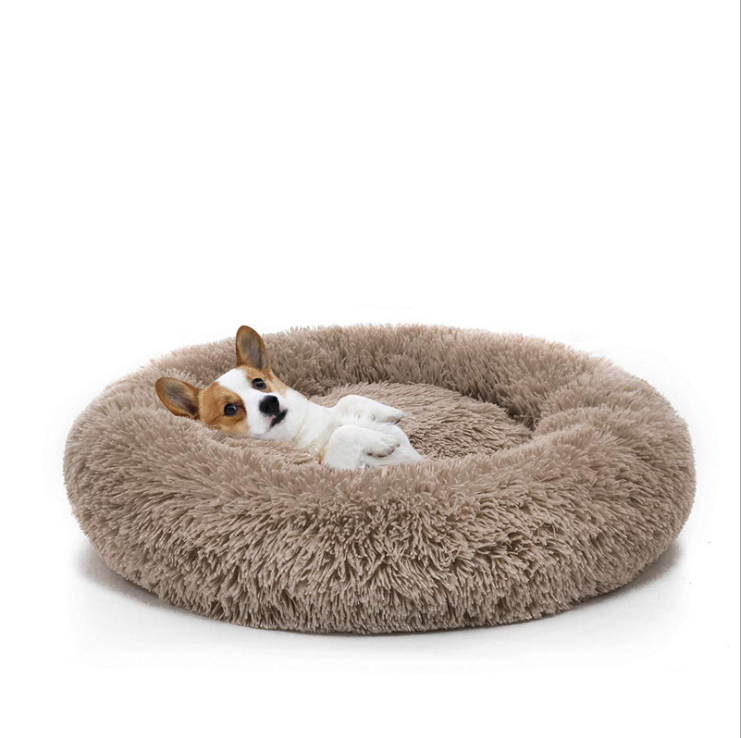 Washable Winter Use Waterproof Warm Cozy Faux Fur Plush Comfortable Best Seller Pet Dog Cat Bed
