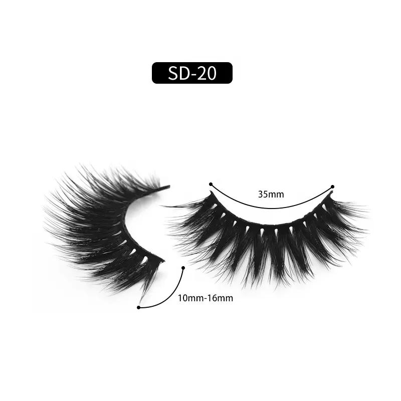 Strip Cluster Eyelashes Vendor Caramel Vegan 25 Mm 3D Faux Mink Eyelash Fluffy With Box