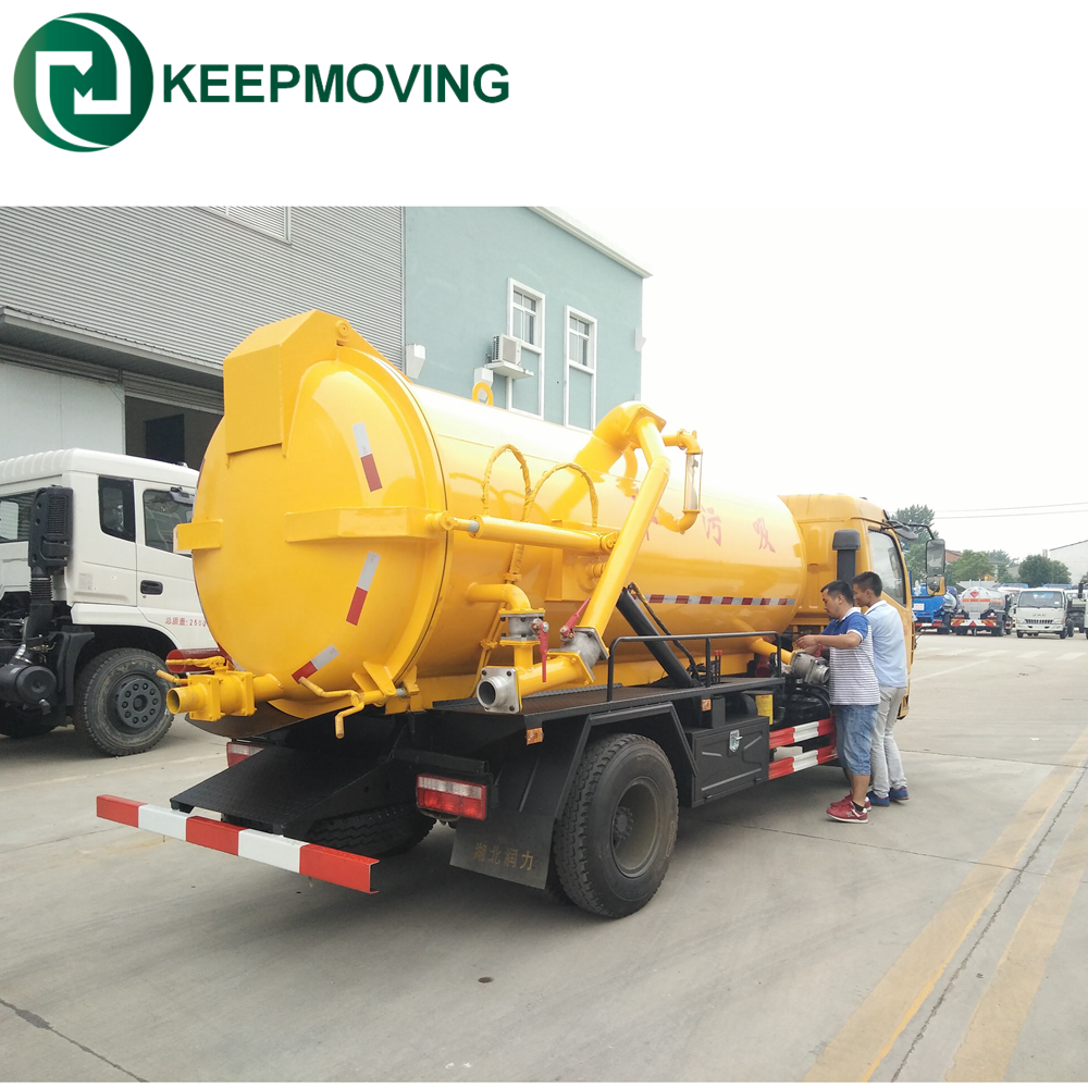 Dongfeng 3cbm 3000L mini Suction Sewage Scavenger Vacuum Truck
