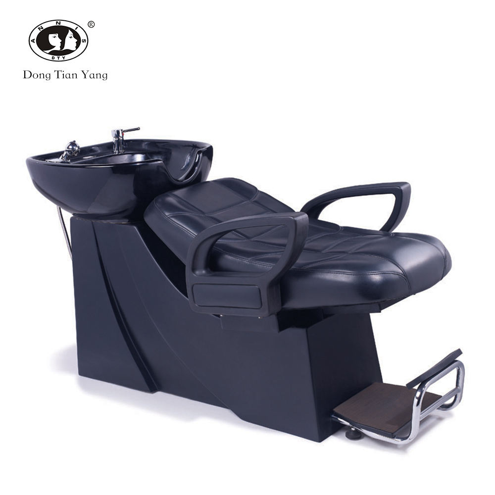 DTY lay down washing salon shampoo station chair bed and bowl hair salon