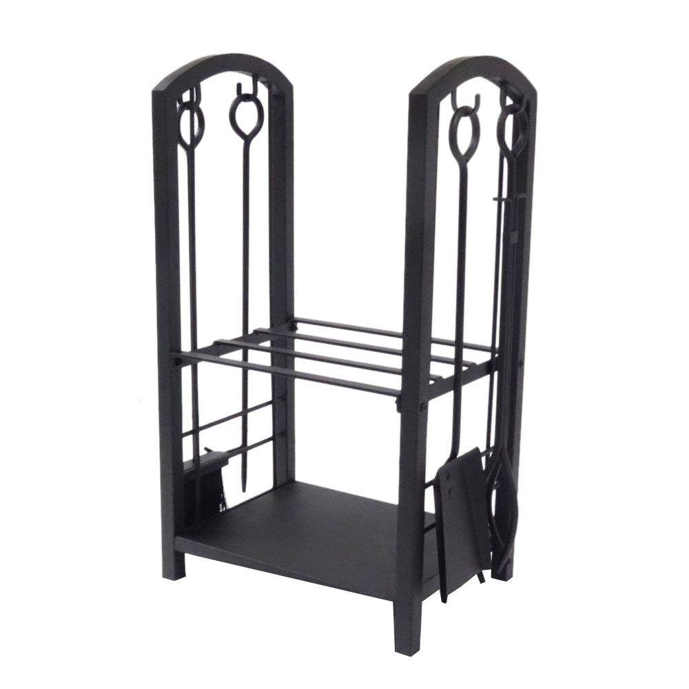 High Quality Round Steel Firewood Racks Heavy Duty Holder Log Rack Hoop New Design Strong Log Holder