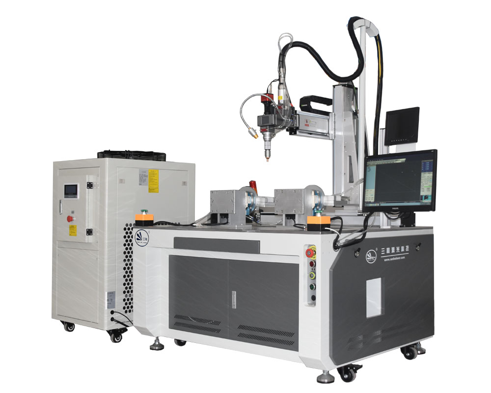 fiber 1500W 2000W 3000W Fiber Laser Weld Welding Machine Price 4 Axis Laser Soldering Machine Lazer Welding Machine on Metal