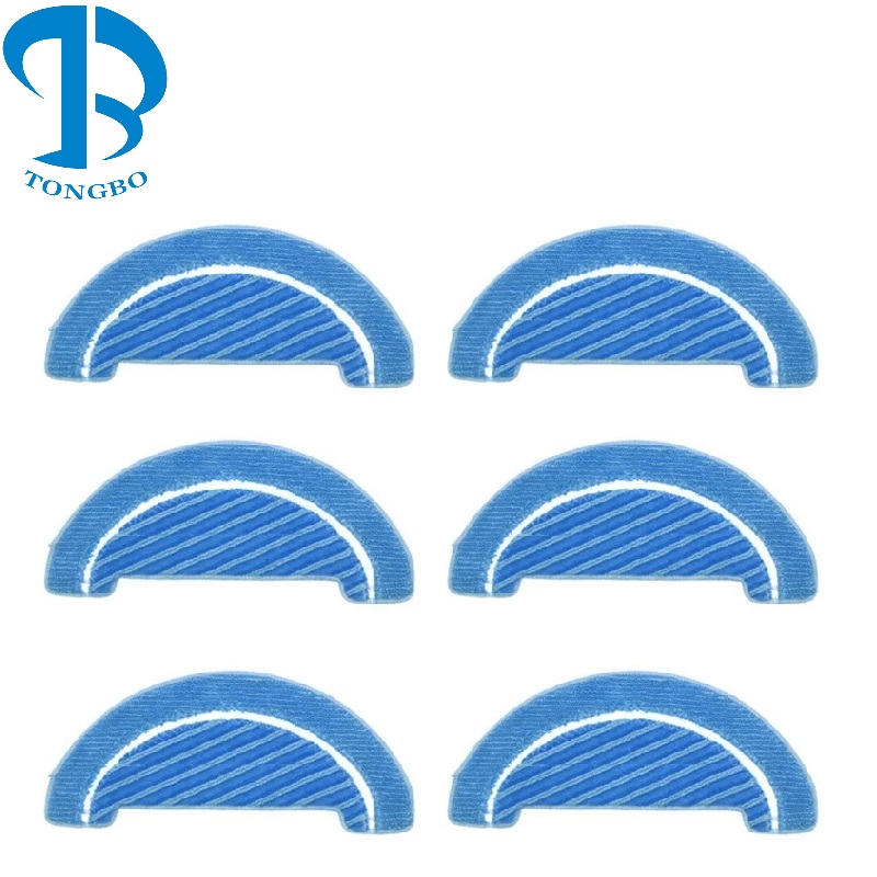 6 PCS Washable Mop Cloth for Conga 1090 1790 Vacuum Cleaner Replacement Parts