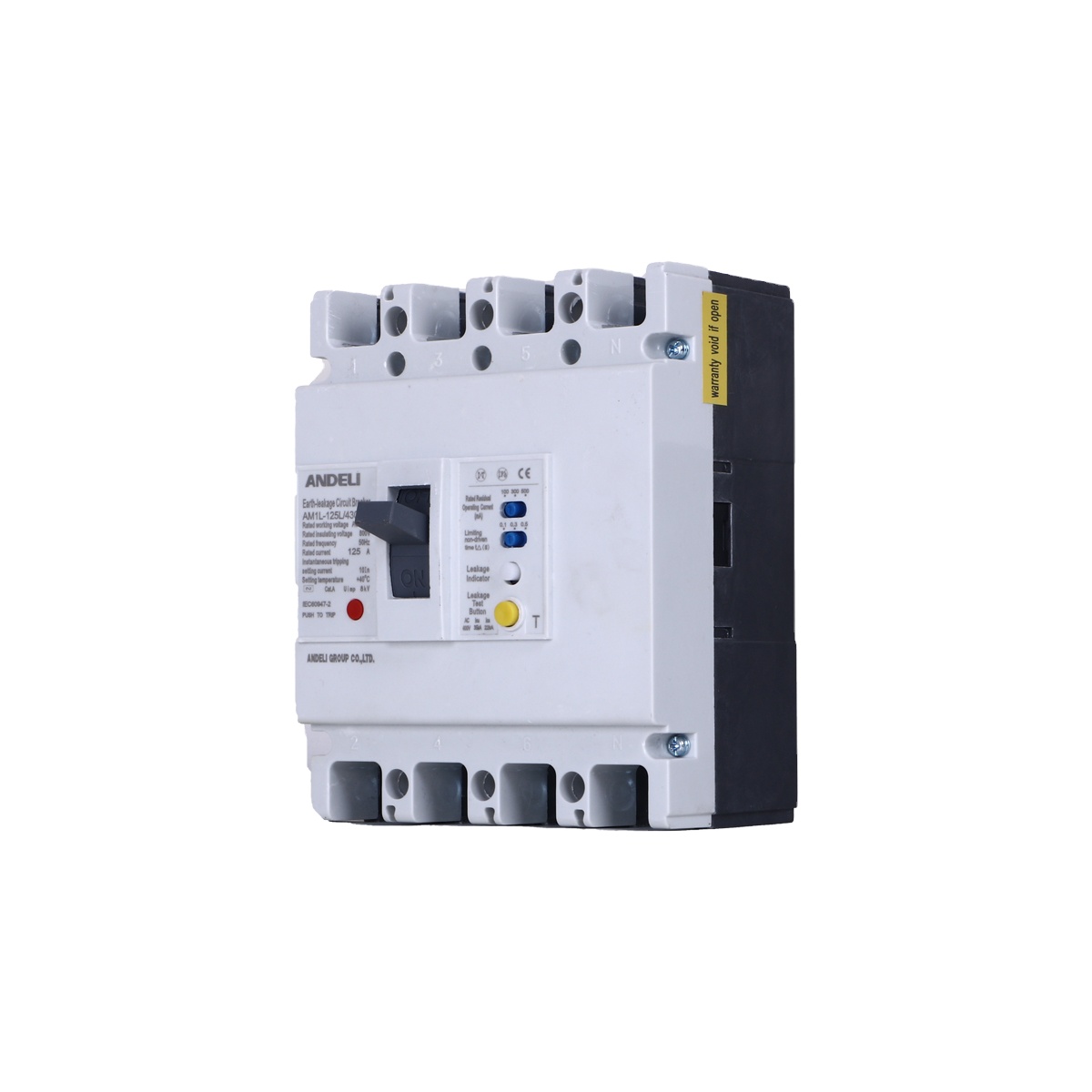 ANDELI AM1L-125/4300 10 16 20 25 32 40 50 63 80 100 amp, электрический выключатель elcb 60a 100a, цена