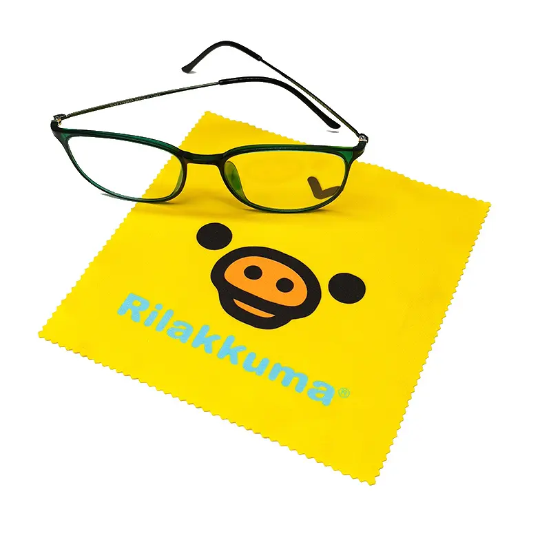 Microfiber Eyeglass Cloths Bulk Microfiber Custom Heat-transfer Printing Eyeglasses Sunglasses Cleaning Cloth