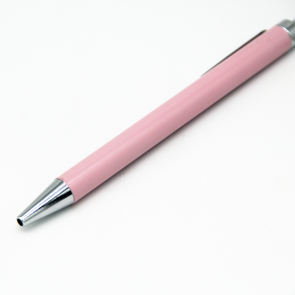 Personality crystal metal diamond pen with crown top