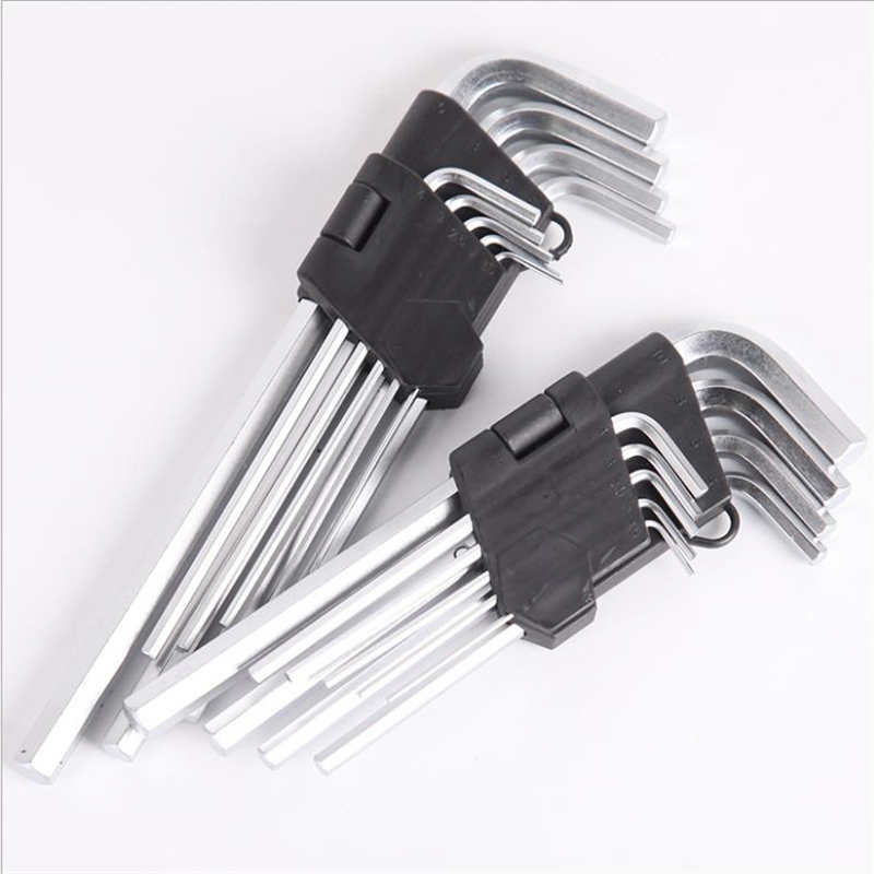 Wholesale 9 PCS Metric L Type Hex Key Set High Quality Allen Key Hex Wrench Hardware Tools G127-1