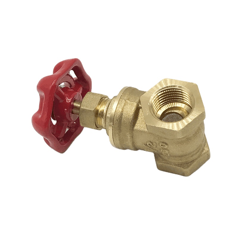 Younio Medium Temperature Forged PN16 1/2 inch Soldering Brass Water Meter Gate Valve